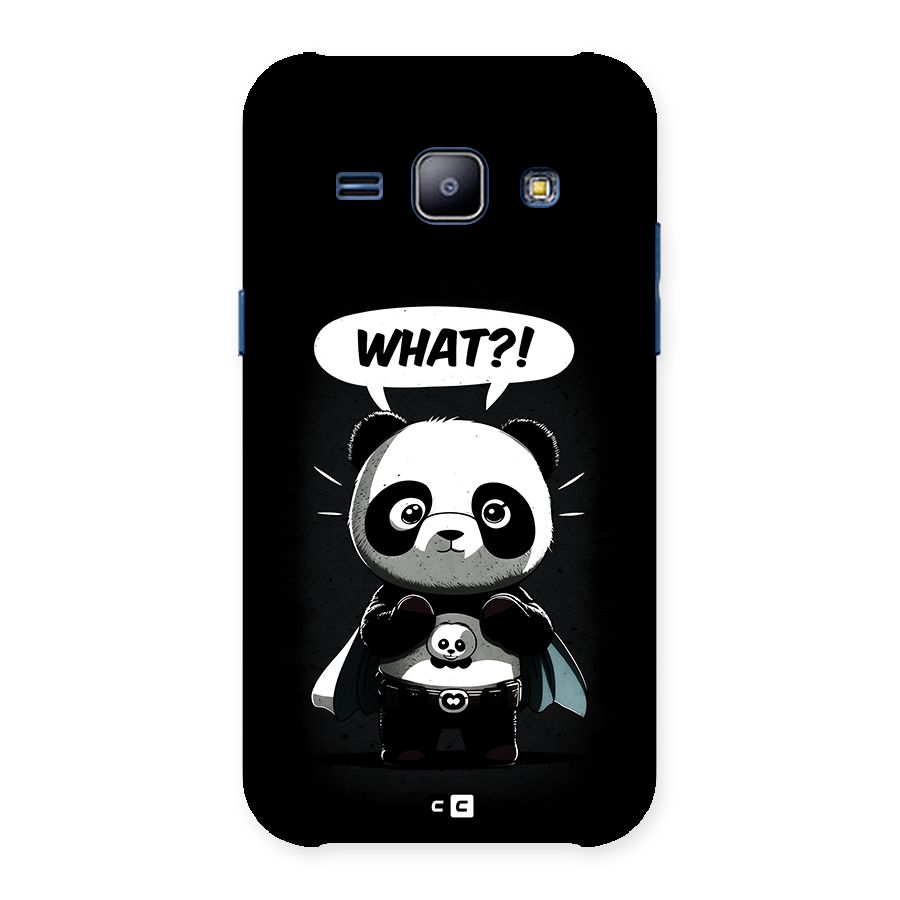 Panda What Confused Back Case for Galaxy J1