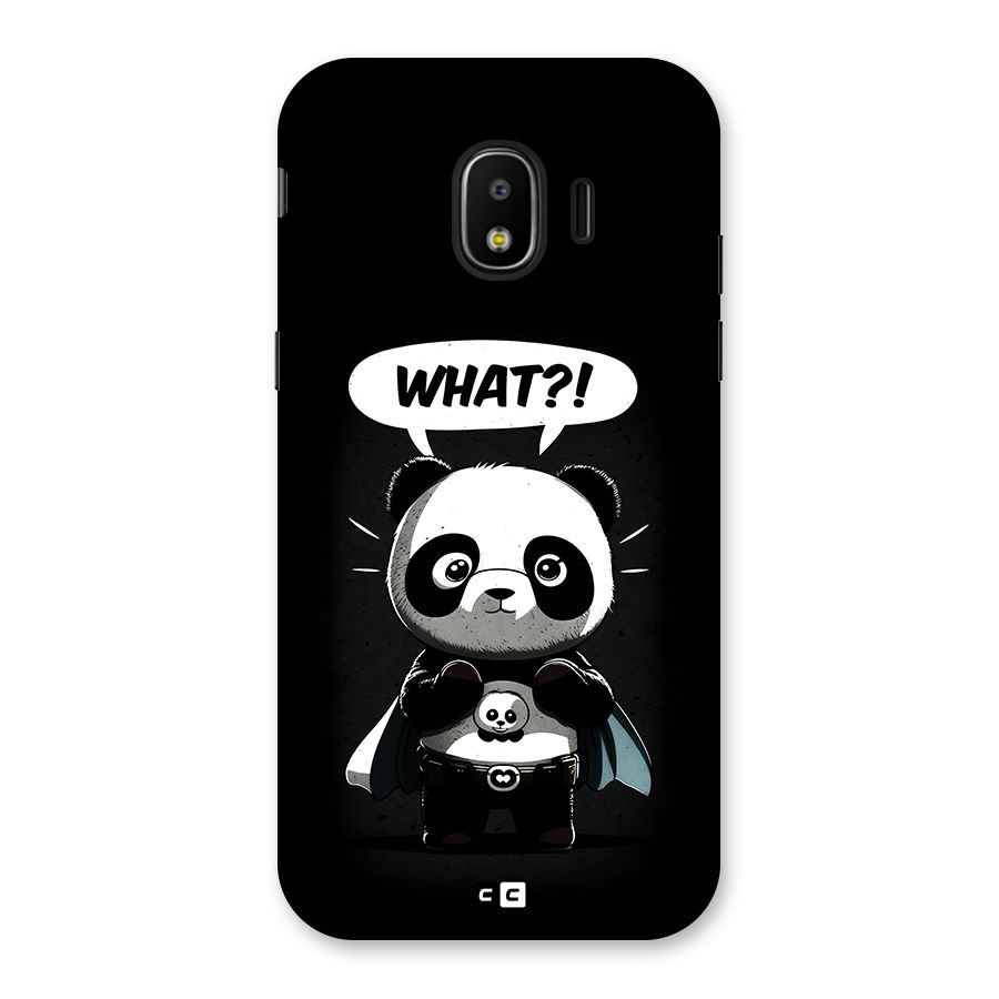 Panda What Confused Back Case for Galaxy J2 Pro 2018