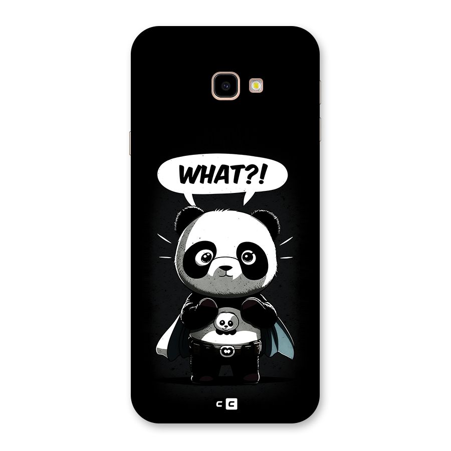 Panda What Confused Back Case for Galaxy J4 Plus