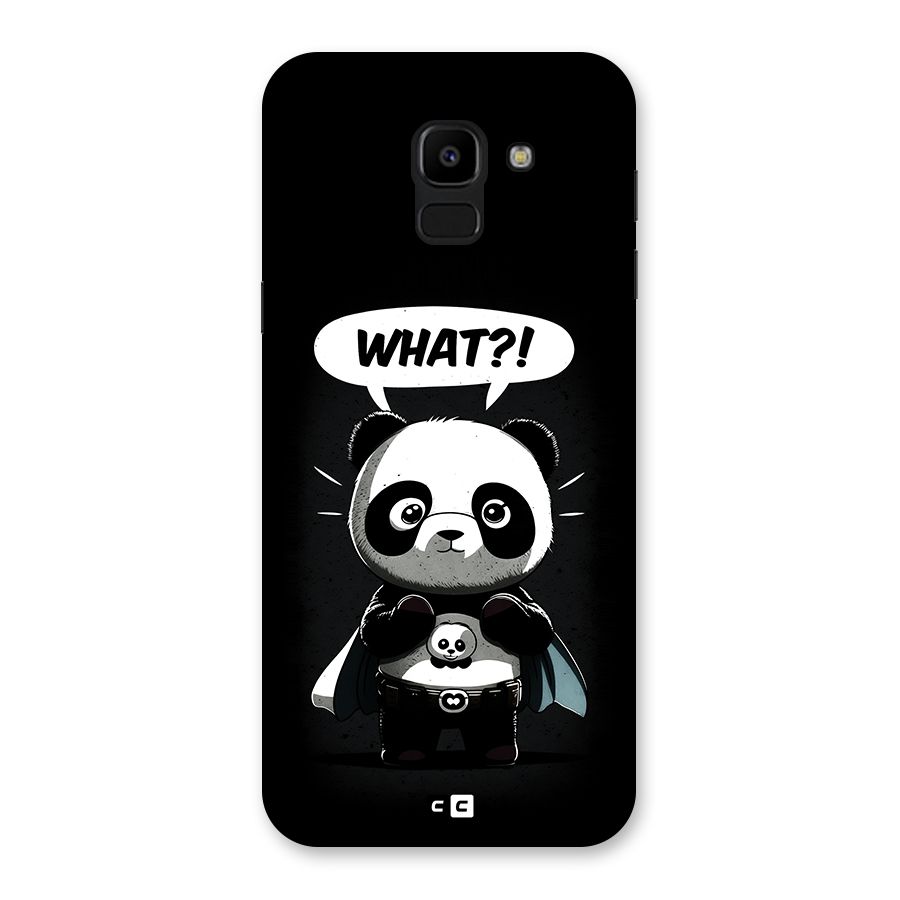 Panda What Confused Back Case for Galaxy J6