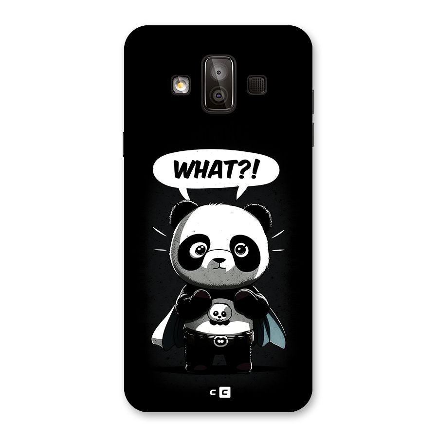 Panda What Confused Back Case for Galaxy J7 Duo