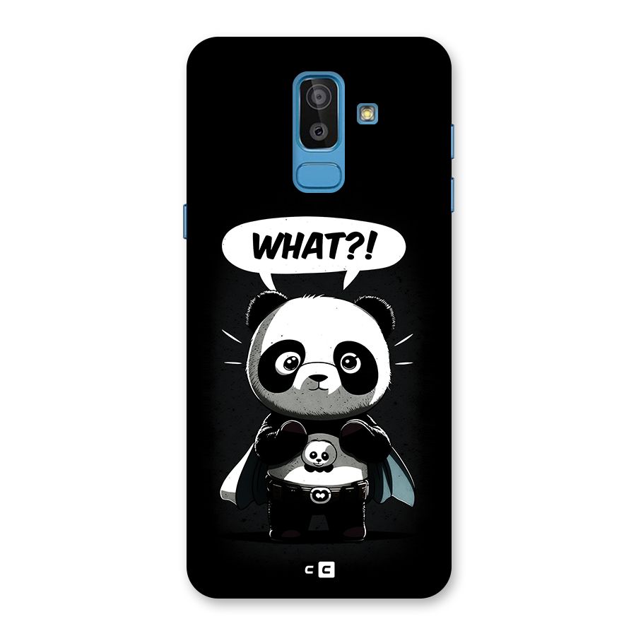 Panda What Confused Back Case for Galaxy J8