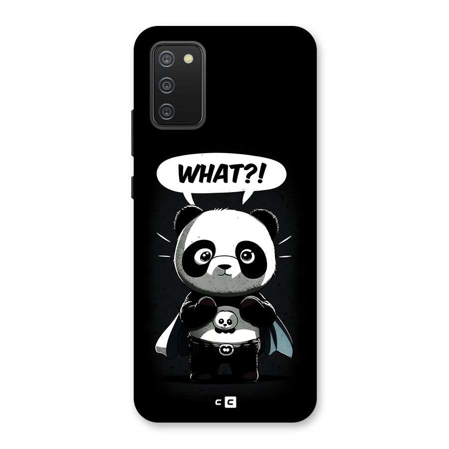 Panda What Confused Back Case for Galaxy M02s