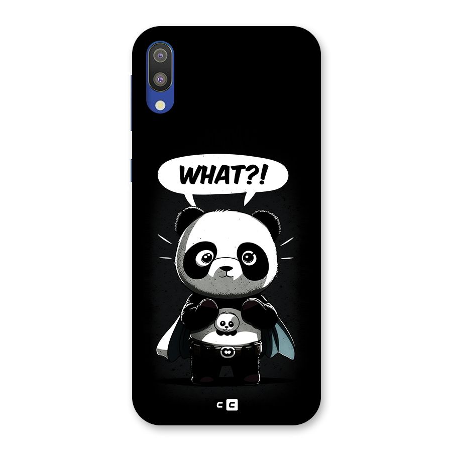 Panda What Confused Back Case for Galaxy M10
