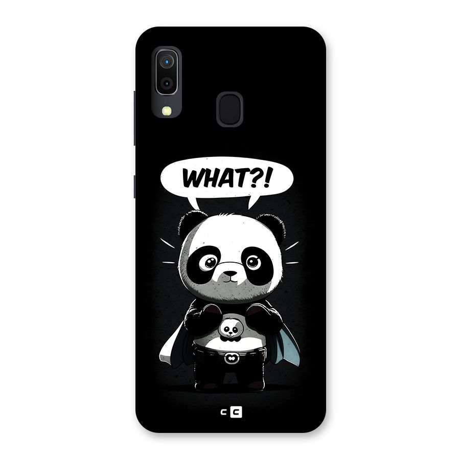 Panda What Confused Back Case for Galaxy M10s