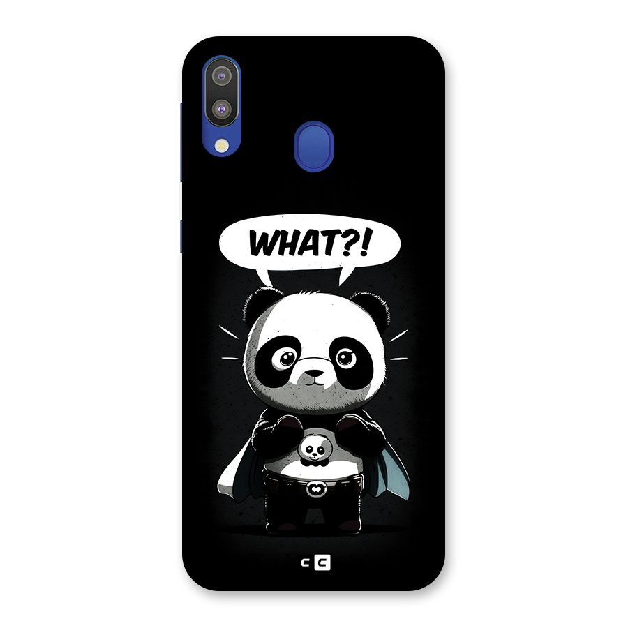 Panda What Confused Back Case for Galaxy M20
