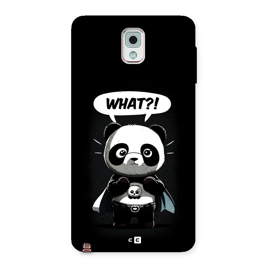 Panda What Confused Back Case for Galaxy Note 3