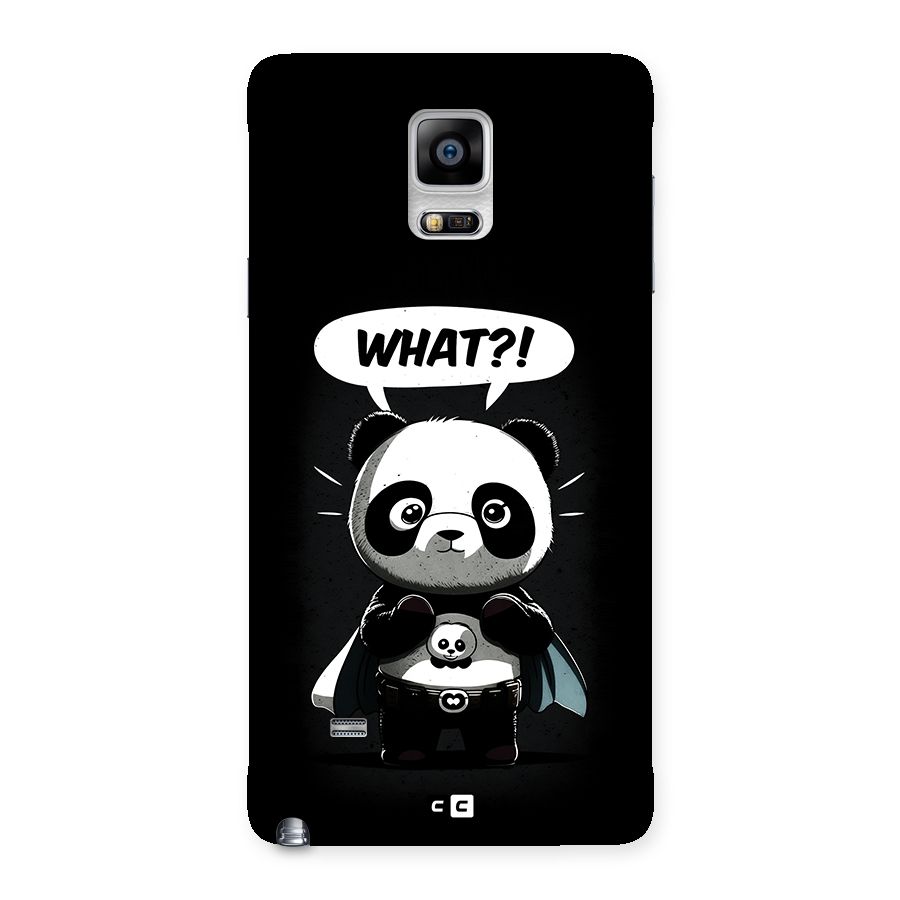 Panda What Confused Back Case for Galaxy Note 4