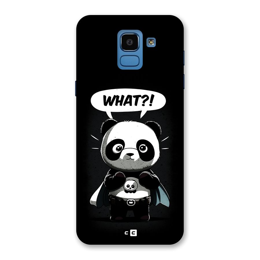 Panda What Confused Back Case for Galaxy On6