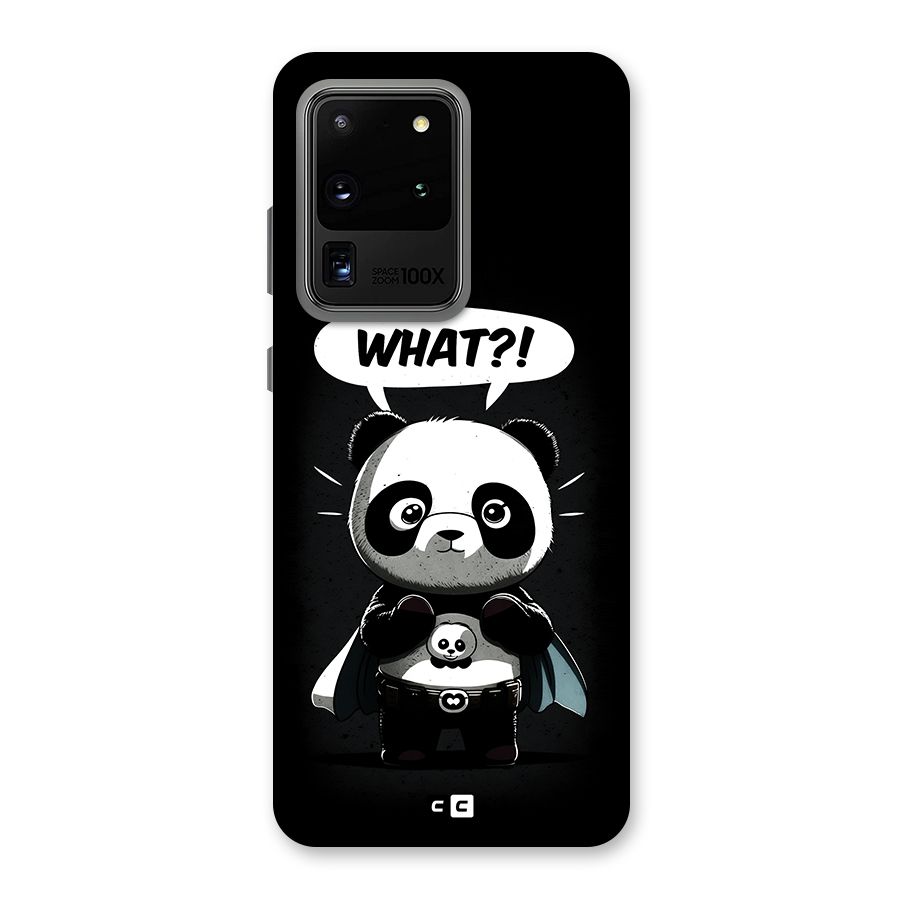 Panda What Confused Back Case for Galaxy S20 Ultra