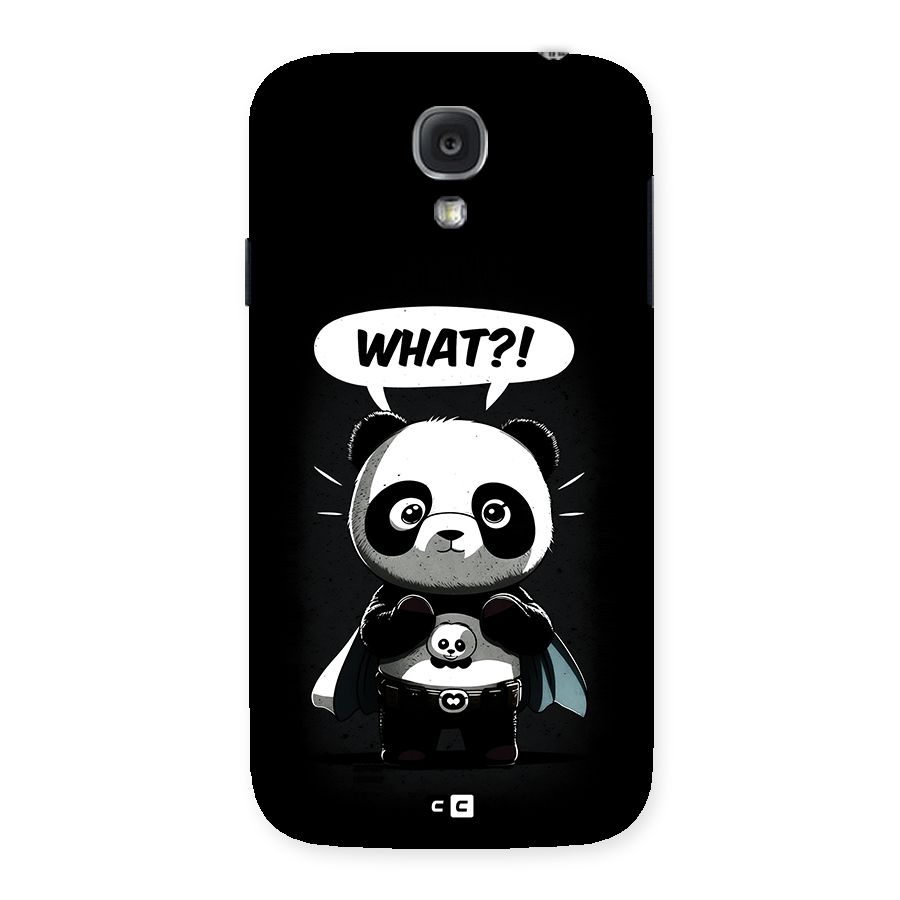 Panda What Confused Back Case for Galaxy S4