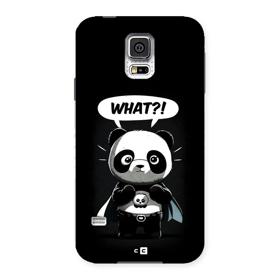 Panda What Confused Back Case for Galaxy S5