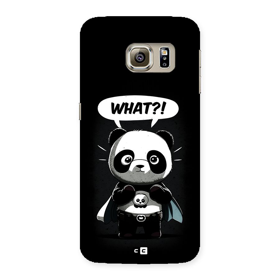 Panda What Confused Back Case for Galaxy S6 edge