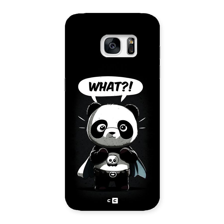 Panda What Confused Back Case for Galaxy S7 Edge