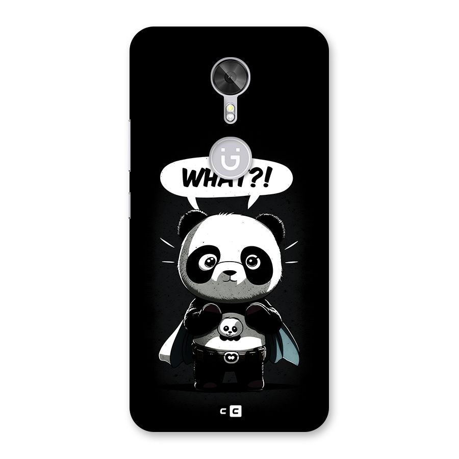 Panda What Confused Back Case for Gionee A1