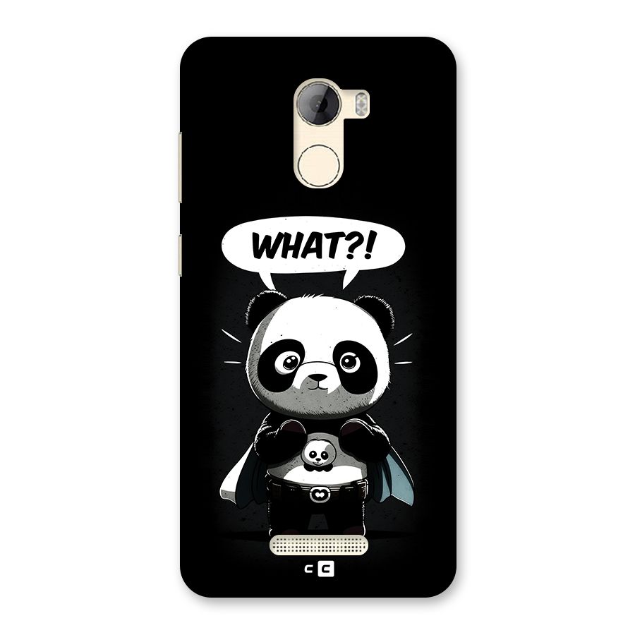 Panda What Confused Back Case for Gionee A1 LIte