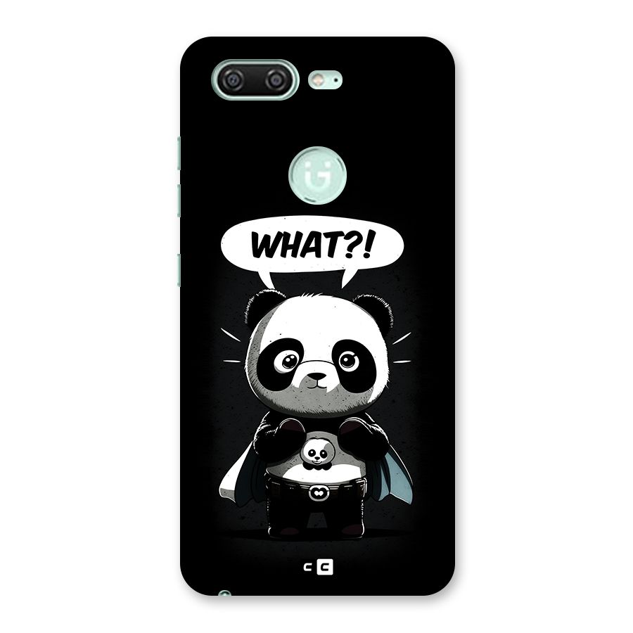 Panda What Confused Back Case for Gionee S10