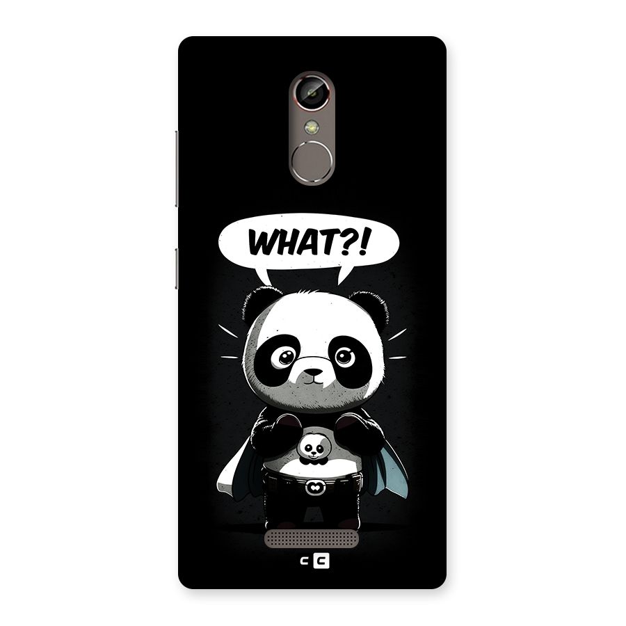Panda What Confused Back Case for Gionee S6s