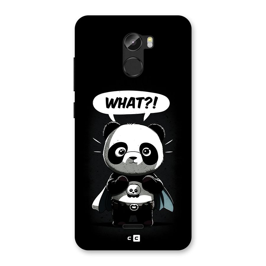 Panda What Confused Back Case for Gionee X1