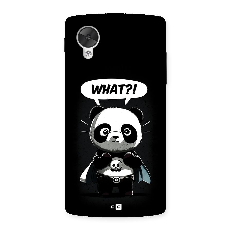 Panda What Confused Back Case for Google Nexus 5