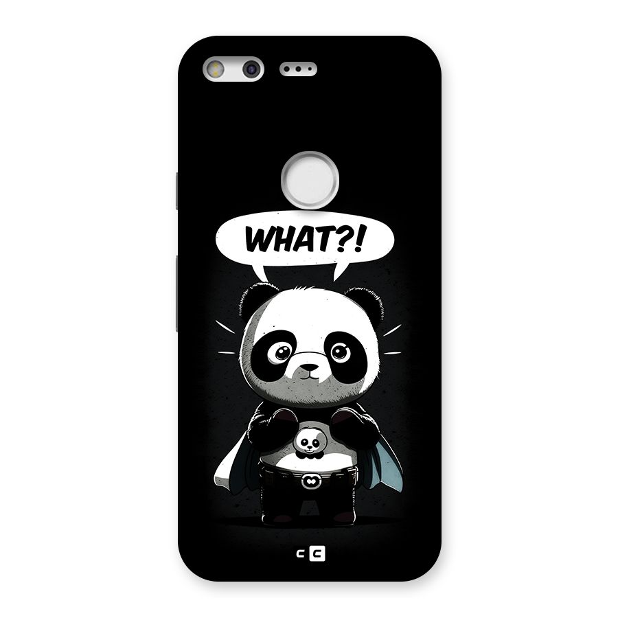 Panda What Confused Back Case for Google Pixel