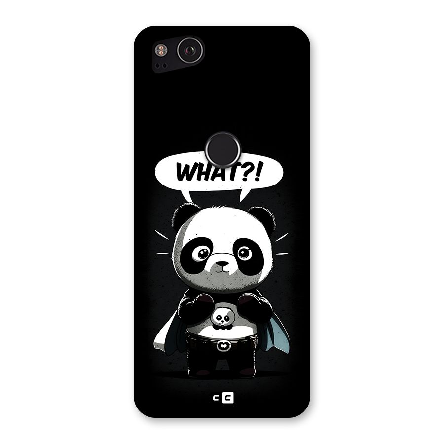 Panda What Confused Back Case for Google Pixel 2