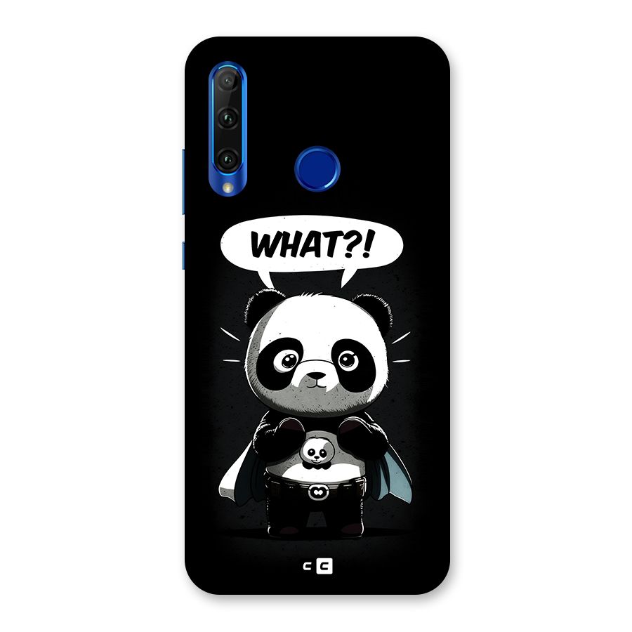 Panda What Confused Back Case for Honor 20i