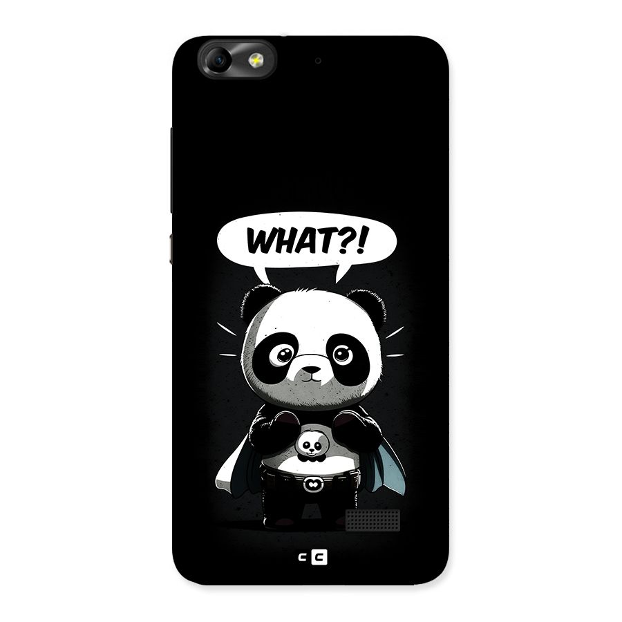 Panda What Confused Back Case for Honor 4C