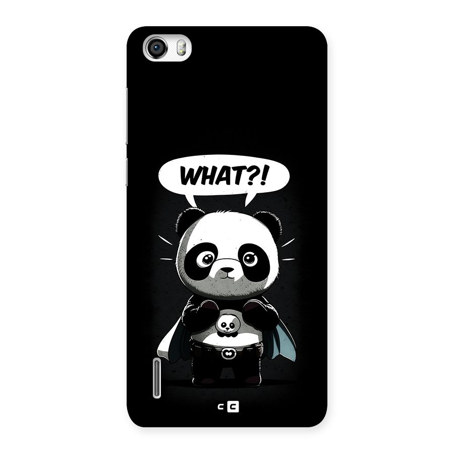 Panda What Confused Back Case for Honor 6