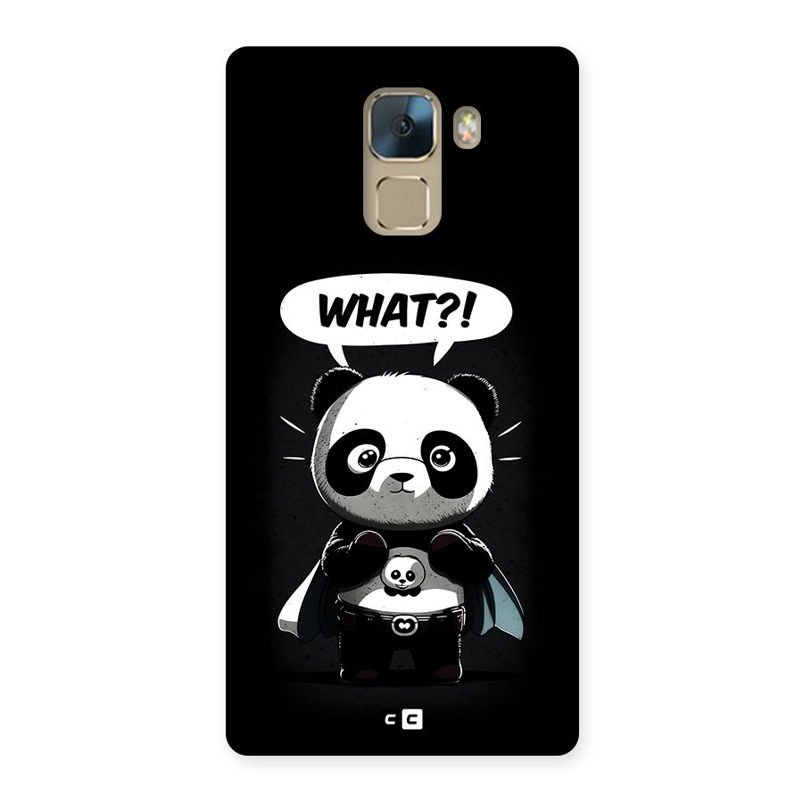 Panda What Confused Back Case for Honor 7