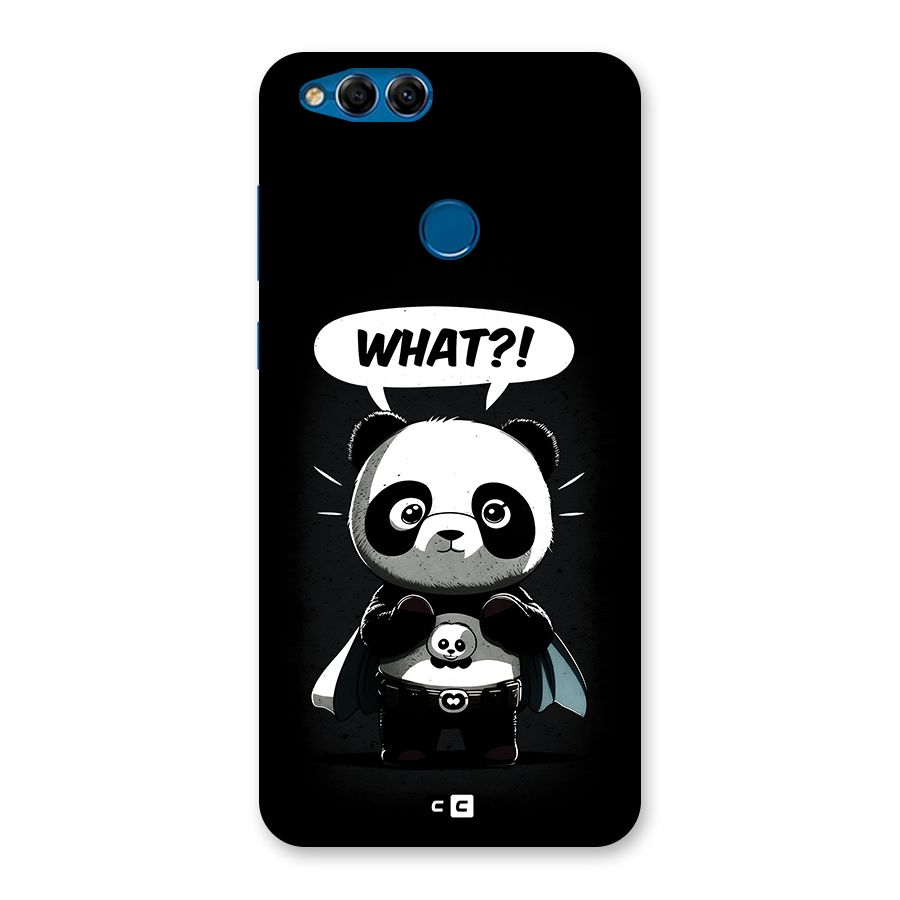 Panda What Confused Back Case for Honor 7X