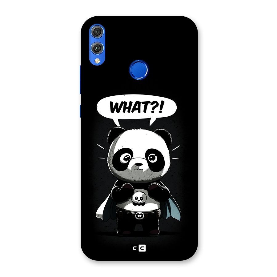 Panda What Confused Back Case for Honor 8X