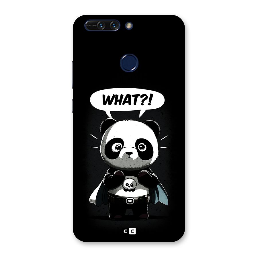 Panda What Confused Back Case for Honor 8 Pro