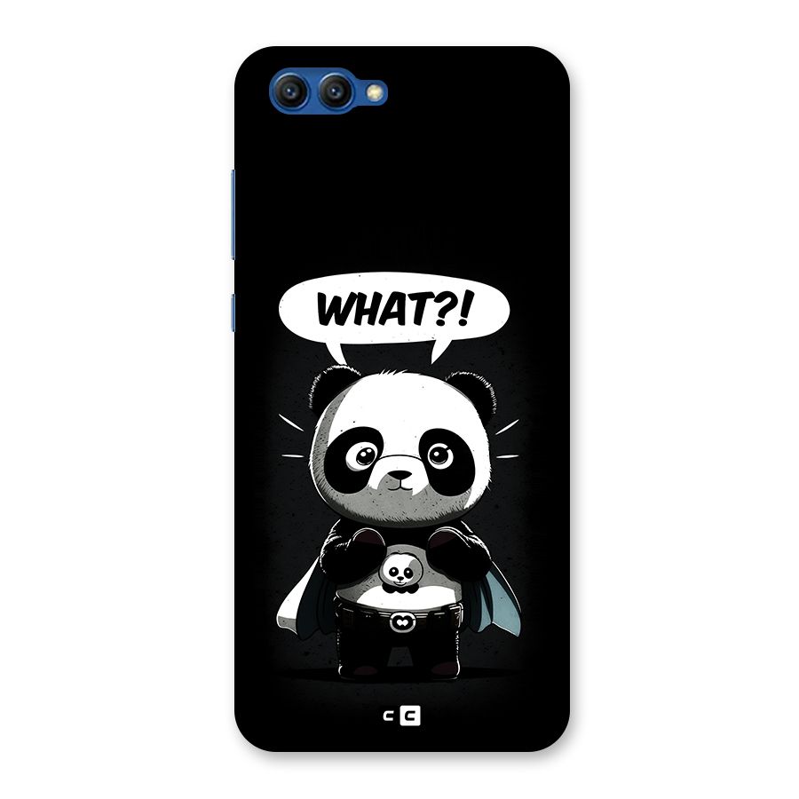 Panda What Confused Back Case for Honor View 10