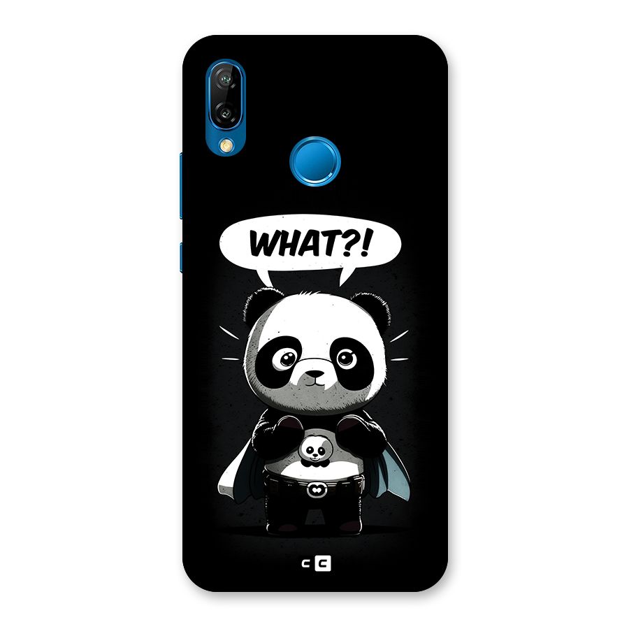 Panda What Confused Back Case for Huawei P20 Lite