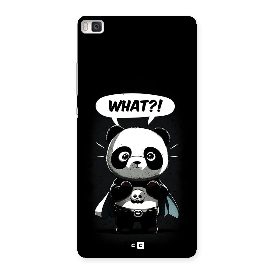 Panda What Confused Back Case for Huawei P8
