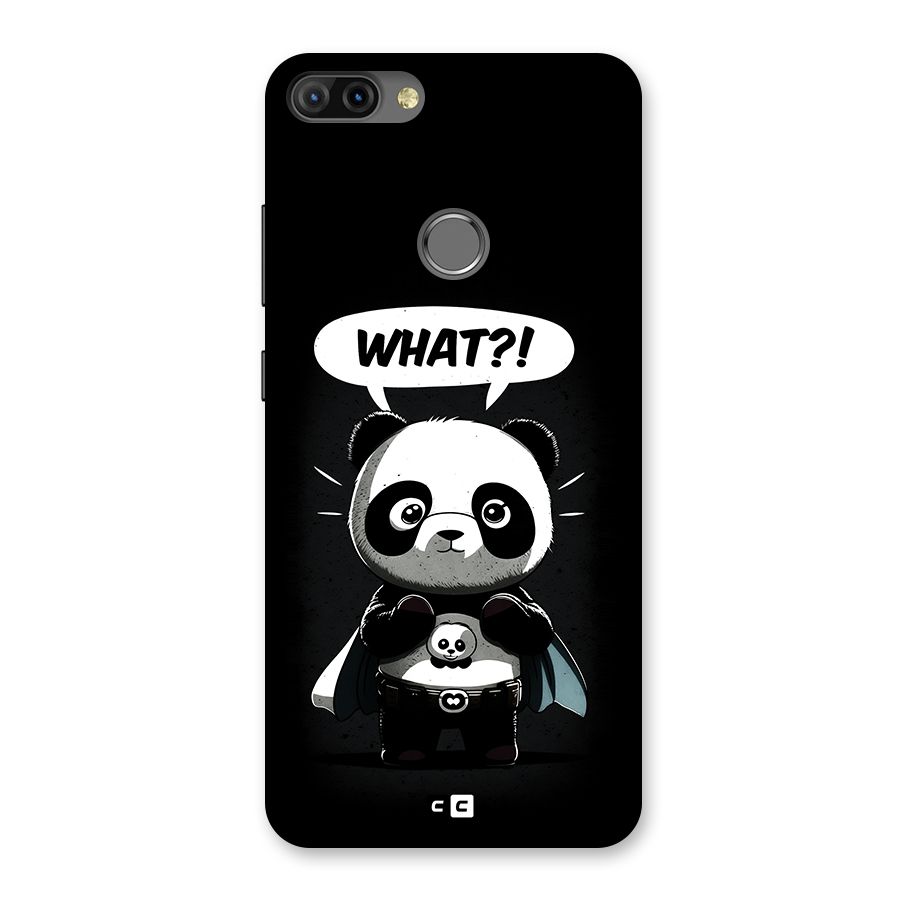 Panda What Confused Back Case for Infinix Hot 6 Pro