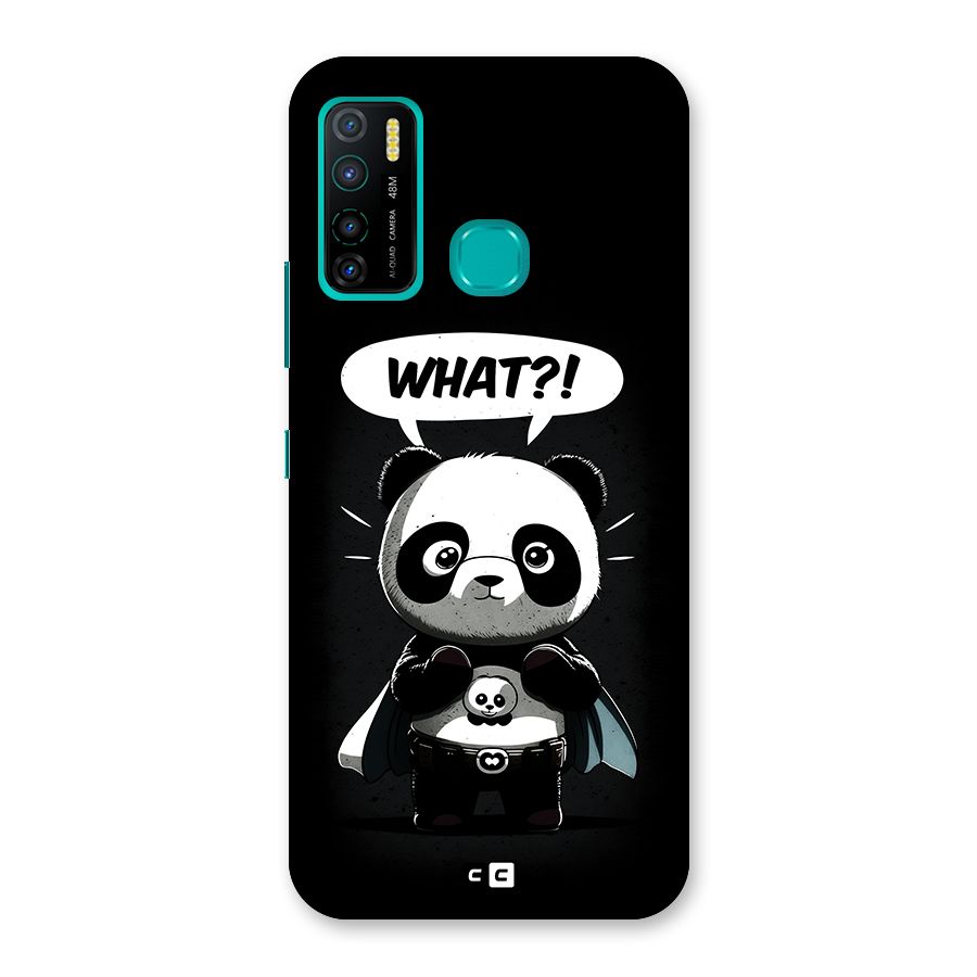 Panda What Confused Back Case for Infinix Hot 9 Pro
