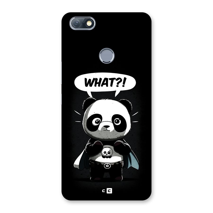 Panda What Confused Back Case for Infinix Note 5