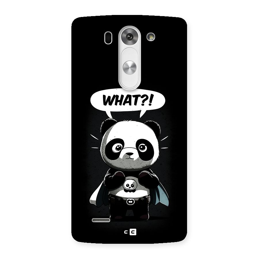 Panda What Confused Back Case for LG G3 Mini