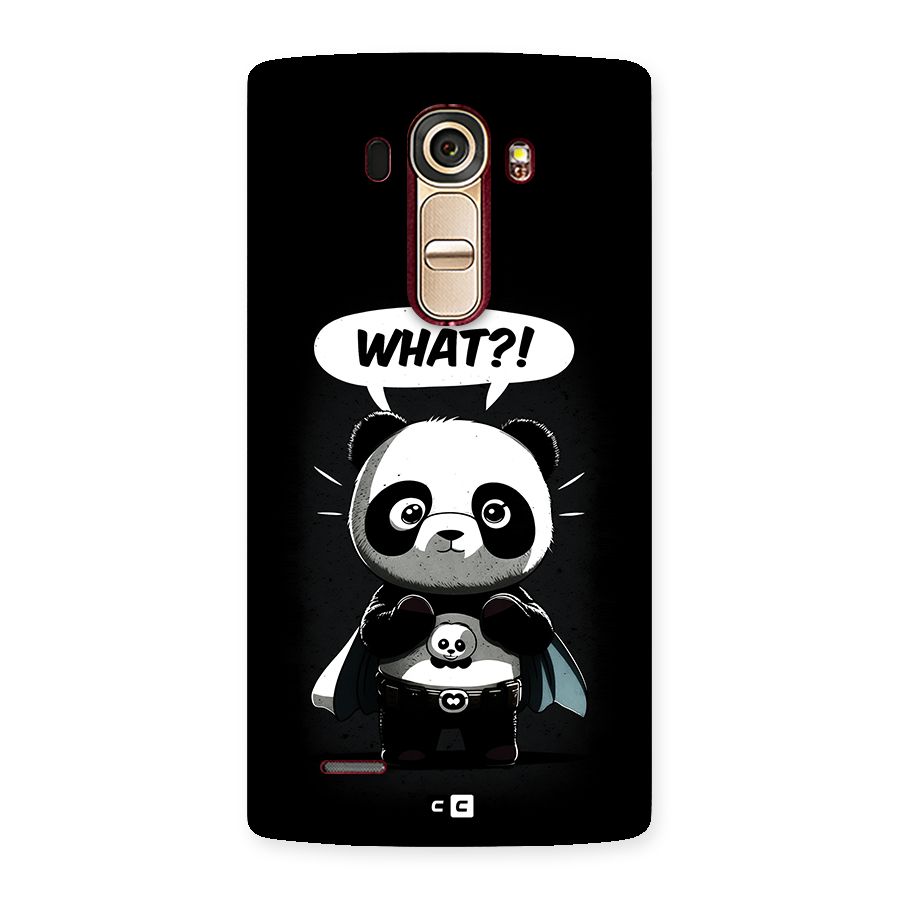 Panda What Confused Back Case for LG G4