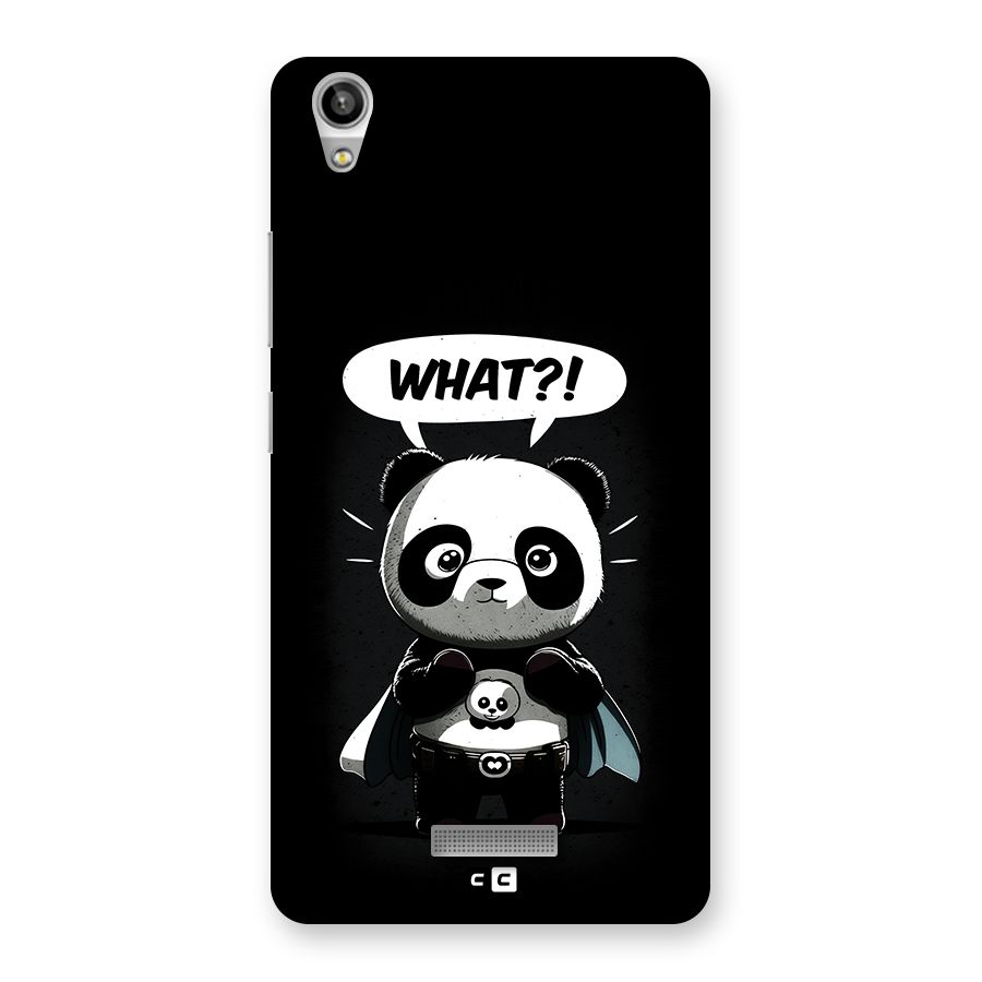 Panda What Confused Back Case for Lava Pixel V1
