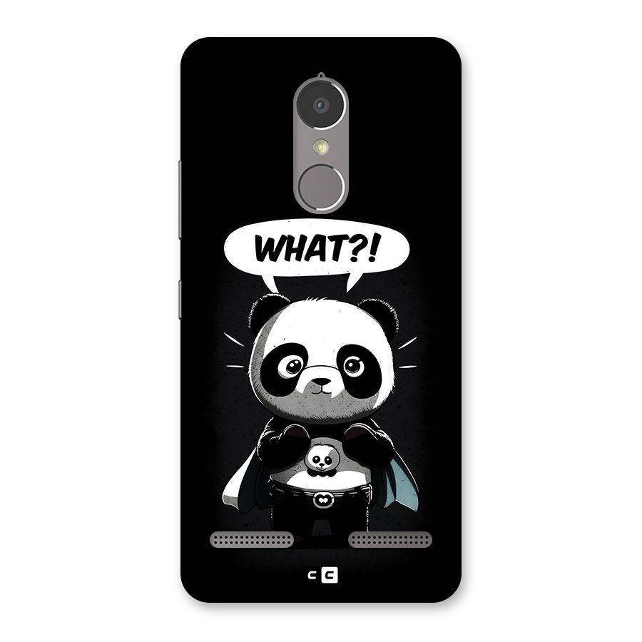 Panda What Confused Back Case for Lenovo K6