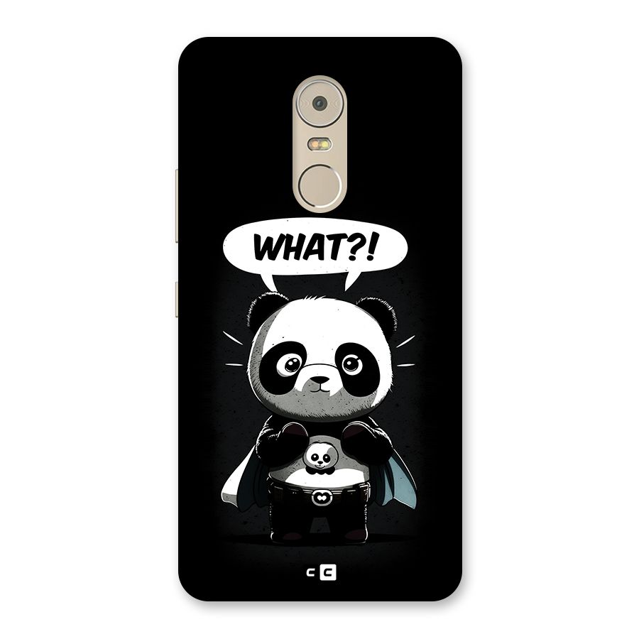Panda What Confused Back Case for Lenovo K6 Note