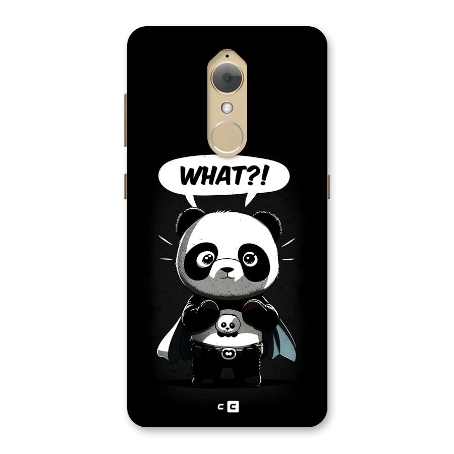 Panda What Confused Back Case for Lenovo K8