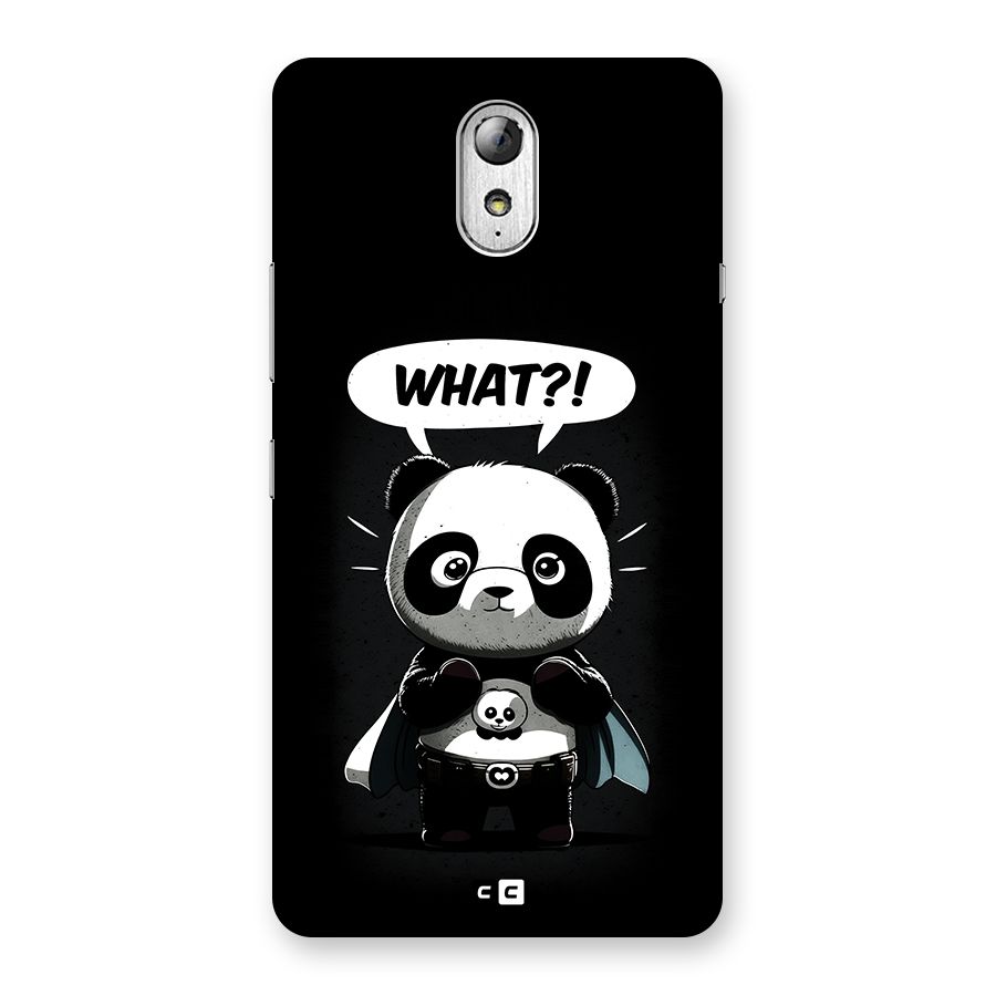 Panda What Confused Back Case for Lenovo Vibe P1M