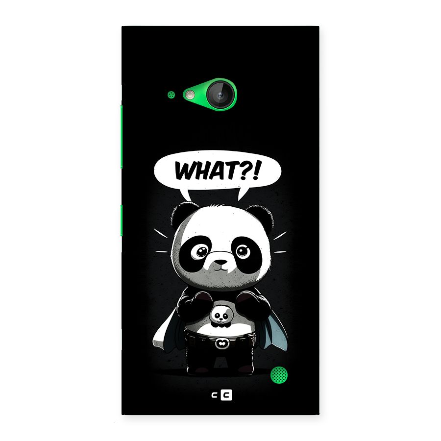 Panda What Confused Back Case for Lumia 730