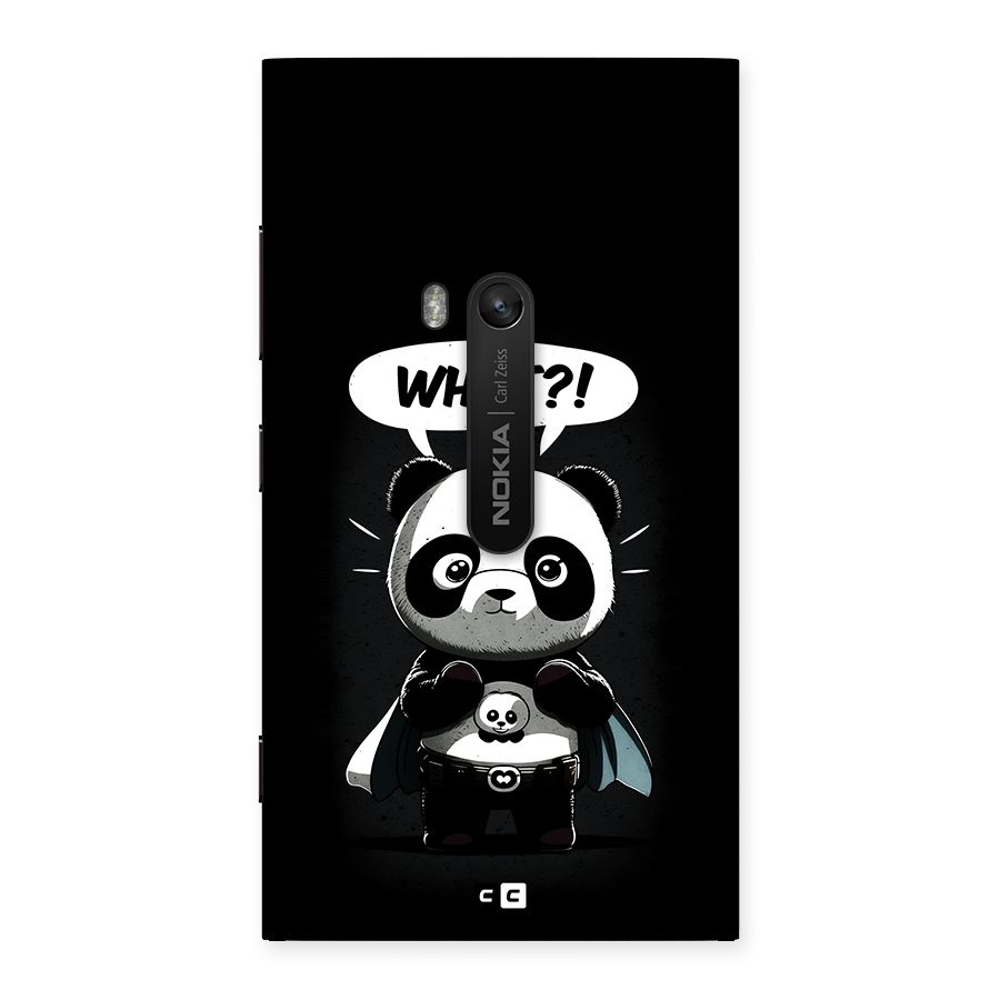 Panda What Confused Back Case for Lumia 920
