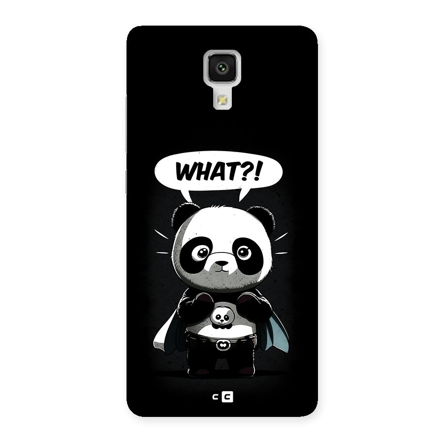 Panda What Confused Back Case for Mi4