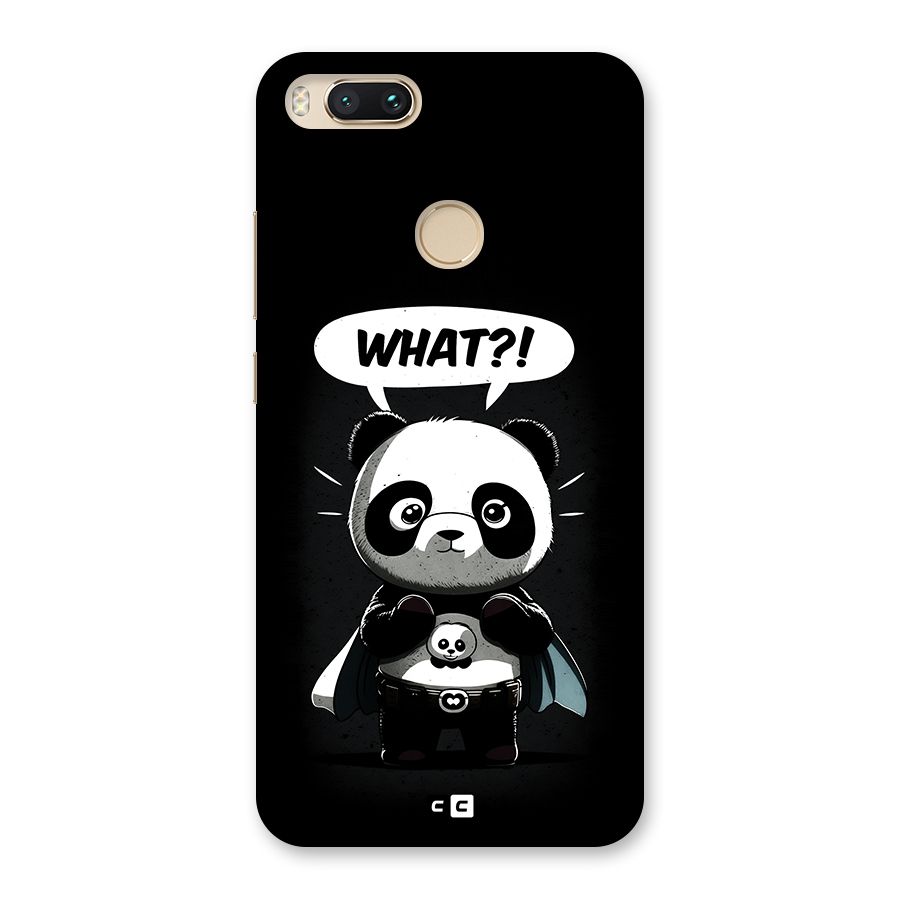 Panda What Confused Back Case for Mi A1